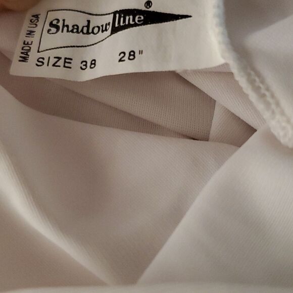 Shadow line white lace trim full slip size 38 - Picture 8 of 8